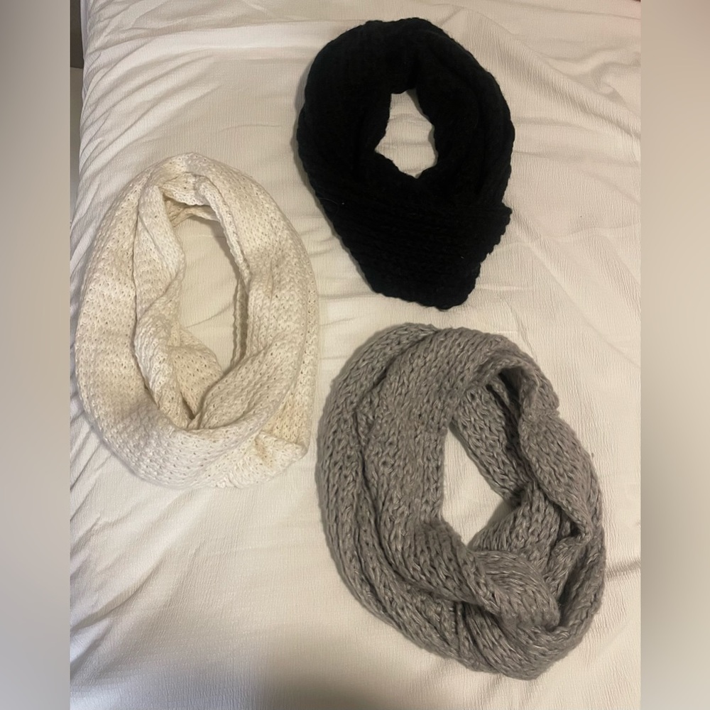 Infinity Scarves.